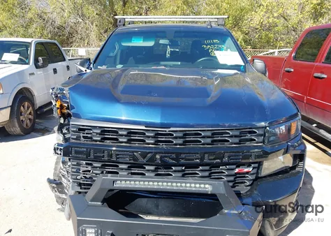 2019 Chevrolet Silverado 1500 Custom Trail Boss z USA, uszkodzony, nr VIN 1GCPYCEF2KZ352243